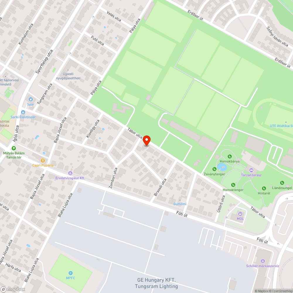 tűzcsap bejelentés helye