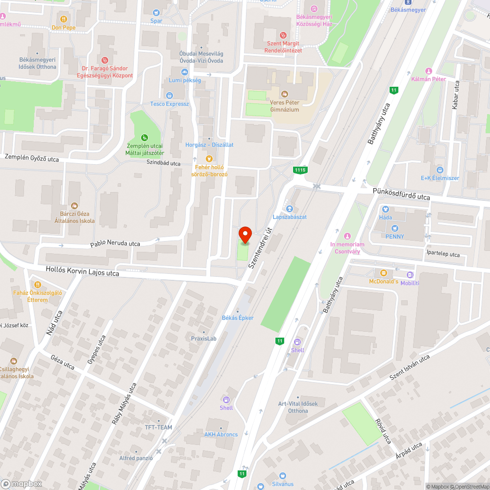 Vékonyodó létrafokok a játszótéren bejelentés helye