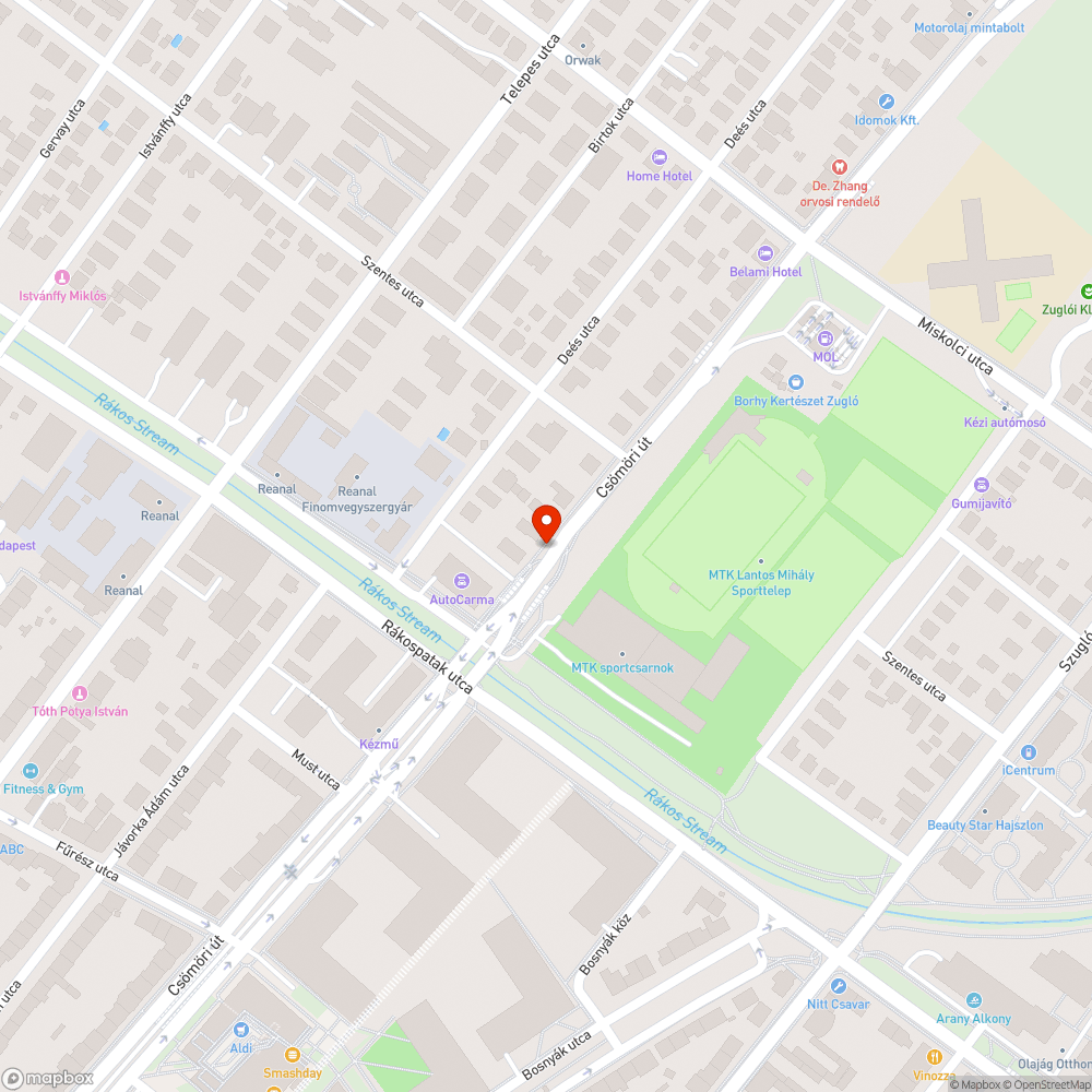 Kiszáradt fa törött tartó bejelentés helye