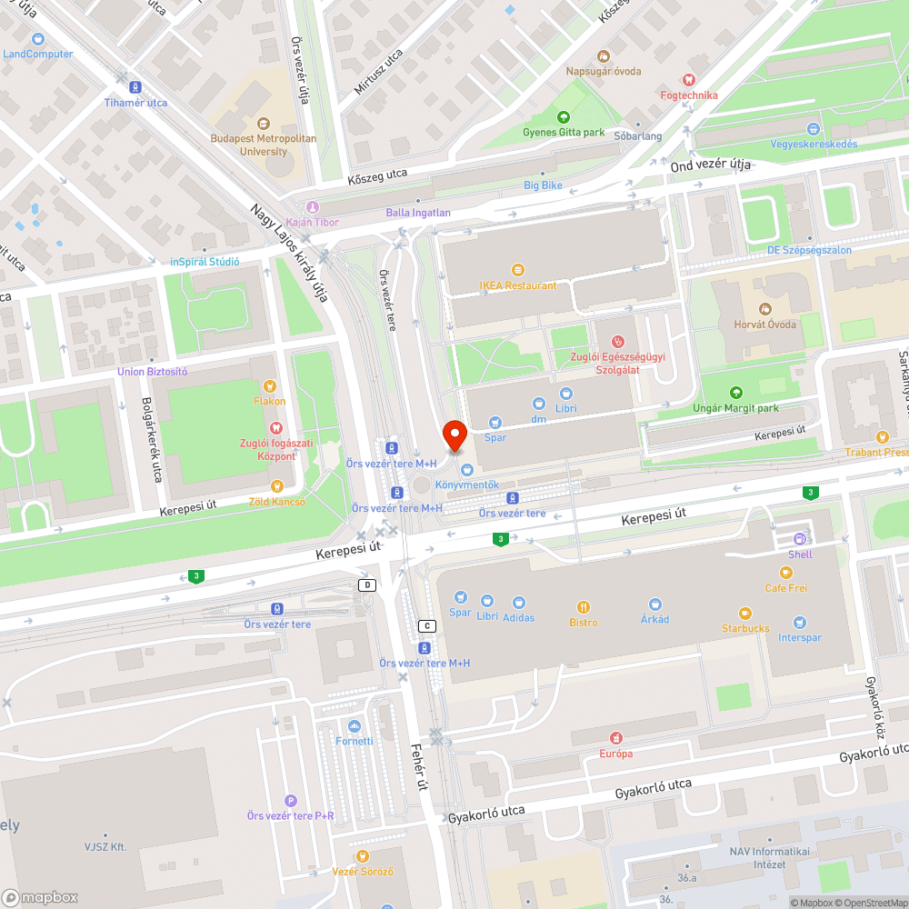 Nem működő futár kijelzők bejelentés helye