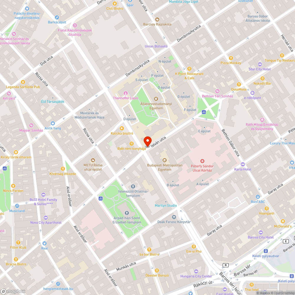 Kidöntött P zóna tába bejelentés helye