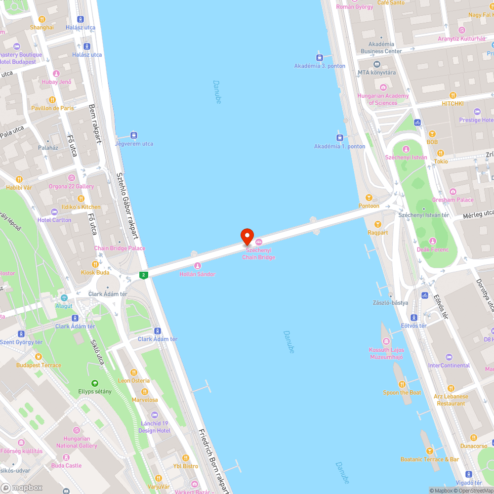 Záróvonal a Lánchídon bejelentés helye