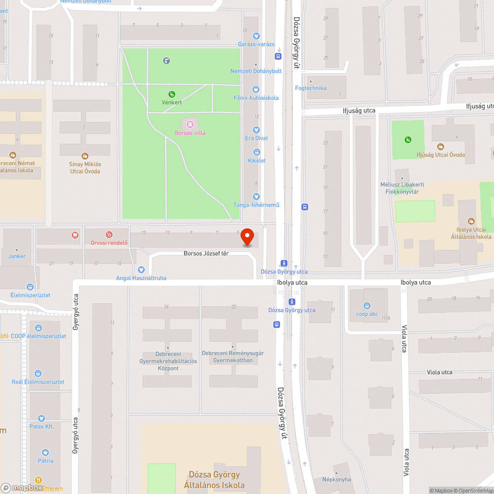 felni rongáló kátyú bejelentés helye