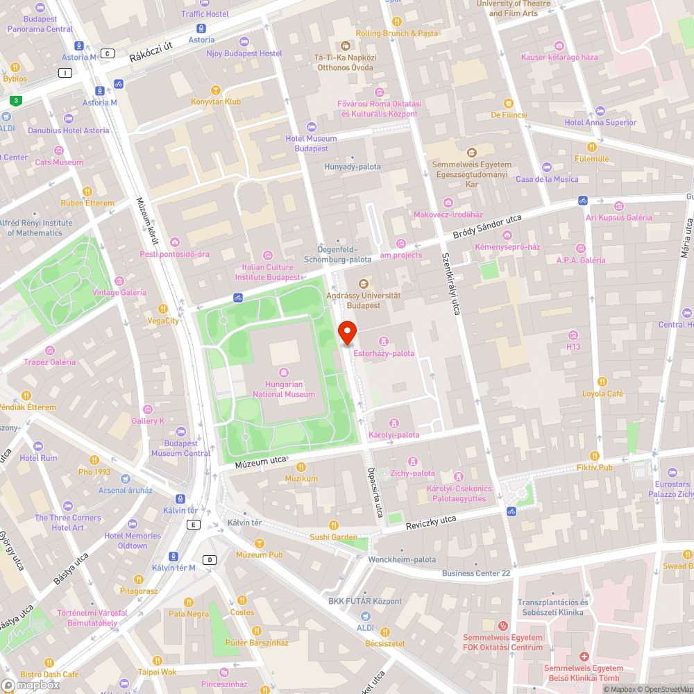 Borzalmas macskakő bejelentés helye