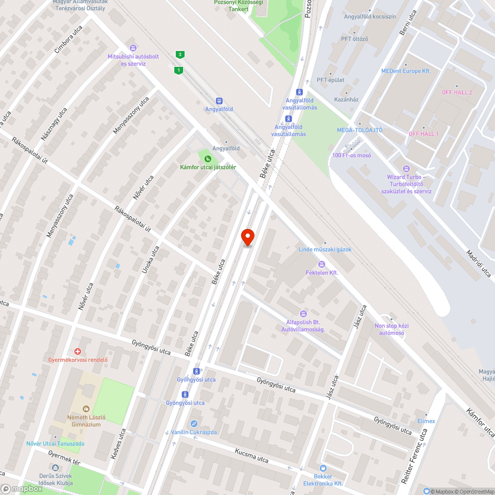 Gazos közjárda bejelentés helye