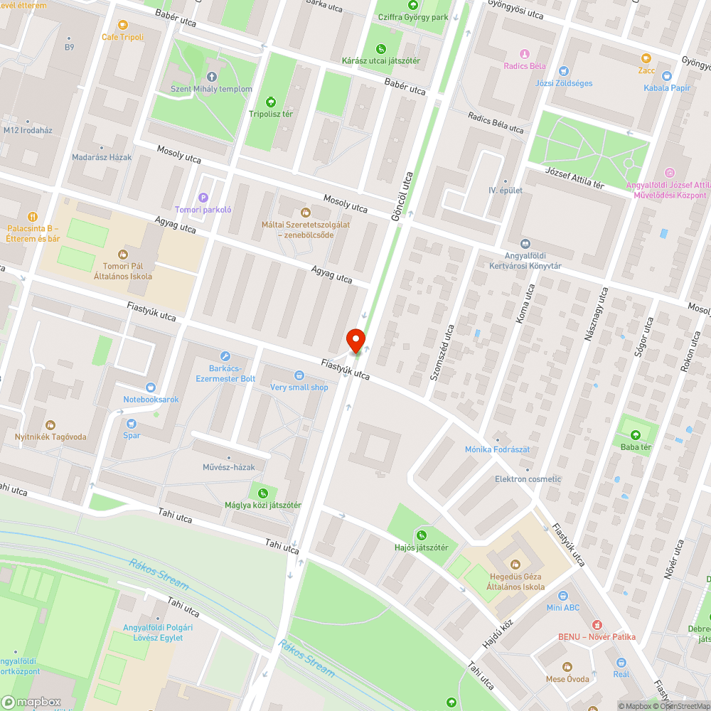 Szemét a gyalogátkelőnél bejelentés helye