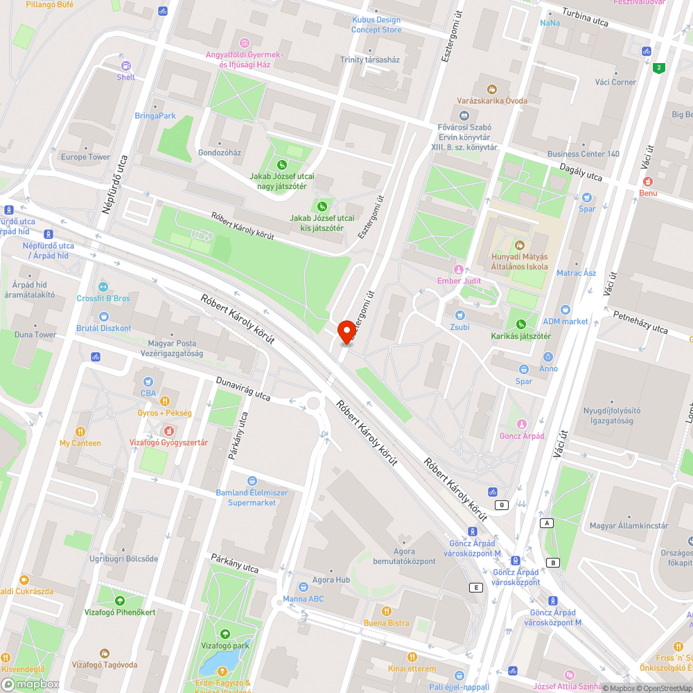 Veszélyes otthagyott közműépítési gödör bejelentés helye