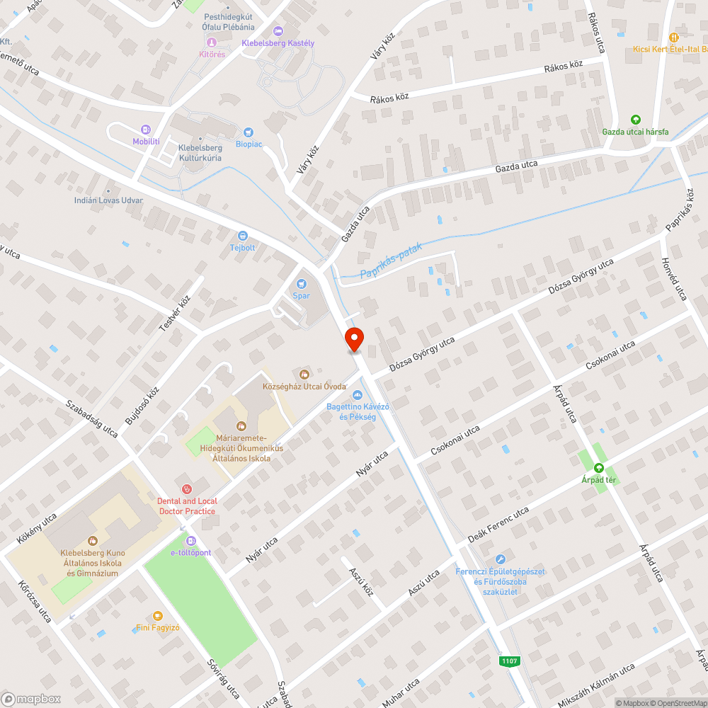 Gaz benőtte a buszmegállót bejelentés helye