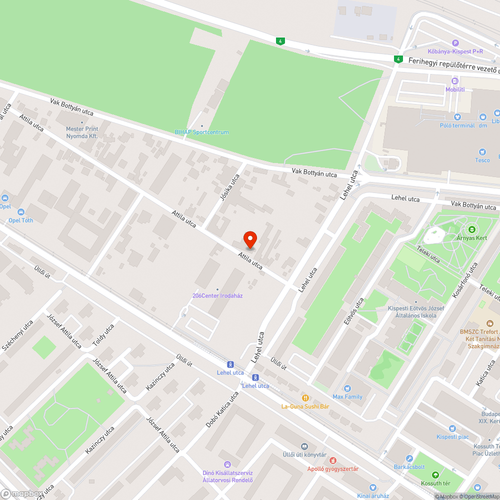 Illegális szemétlerakás bejelentés helye