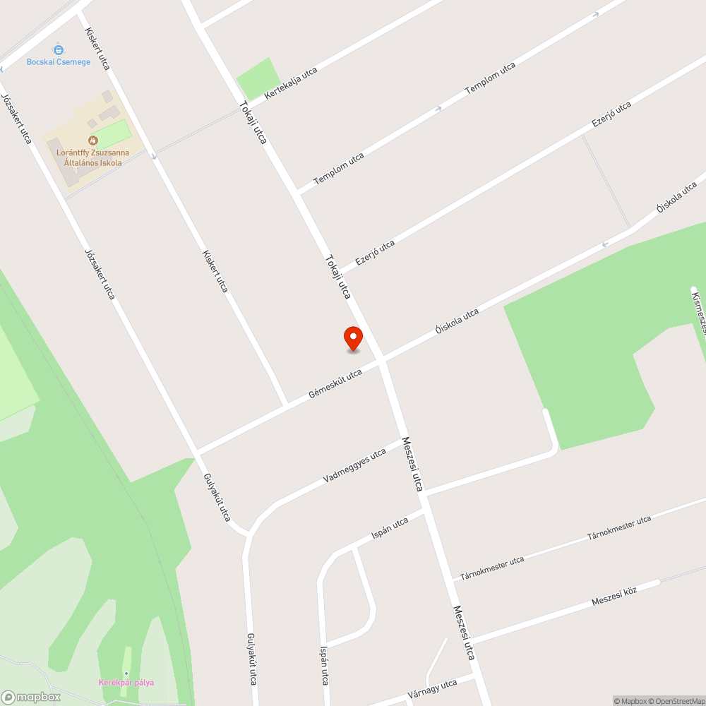 Széttört járdalapok bejelentés helye