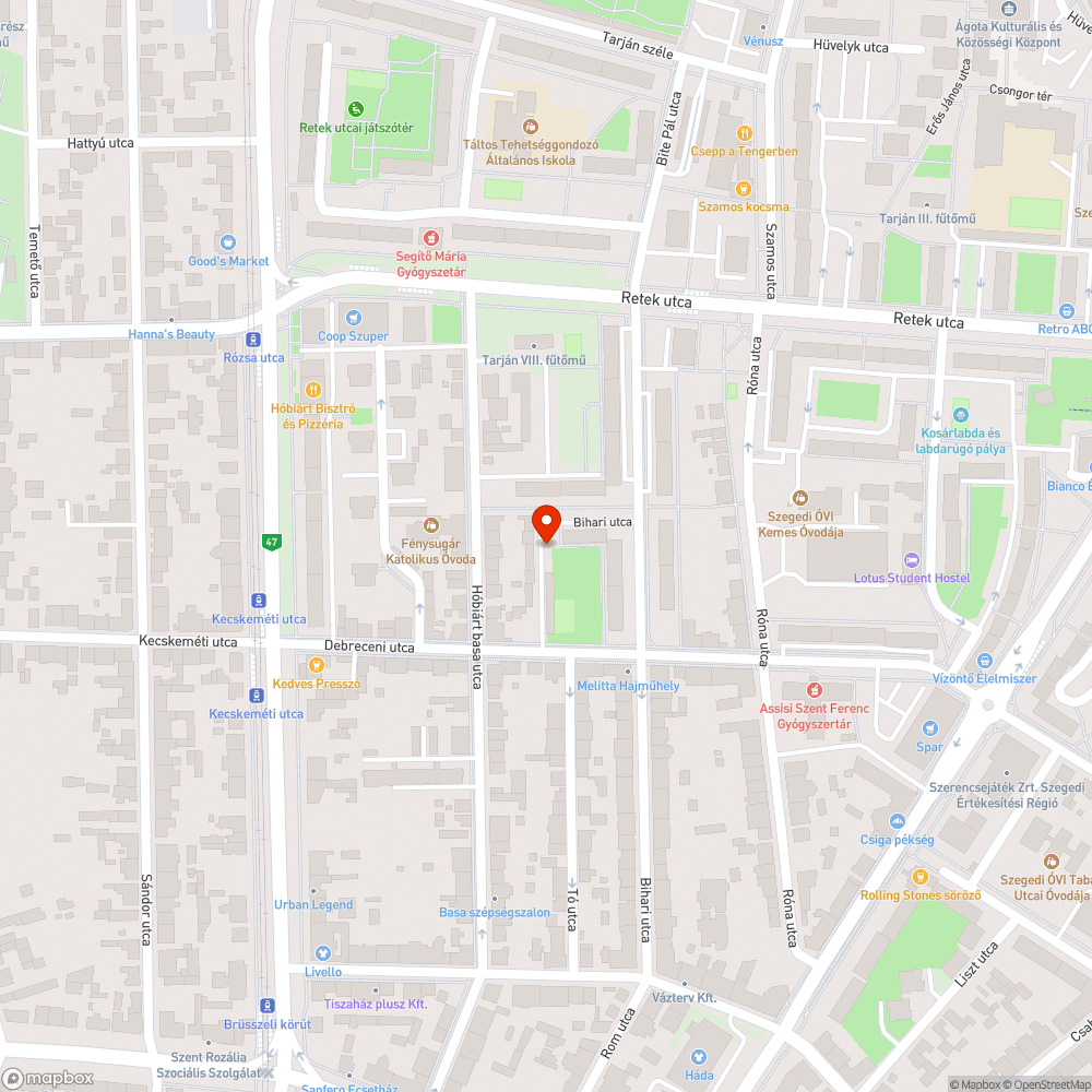 Piros Ford Focus bejelentés helye