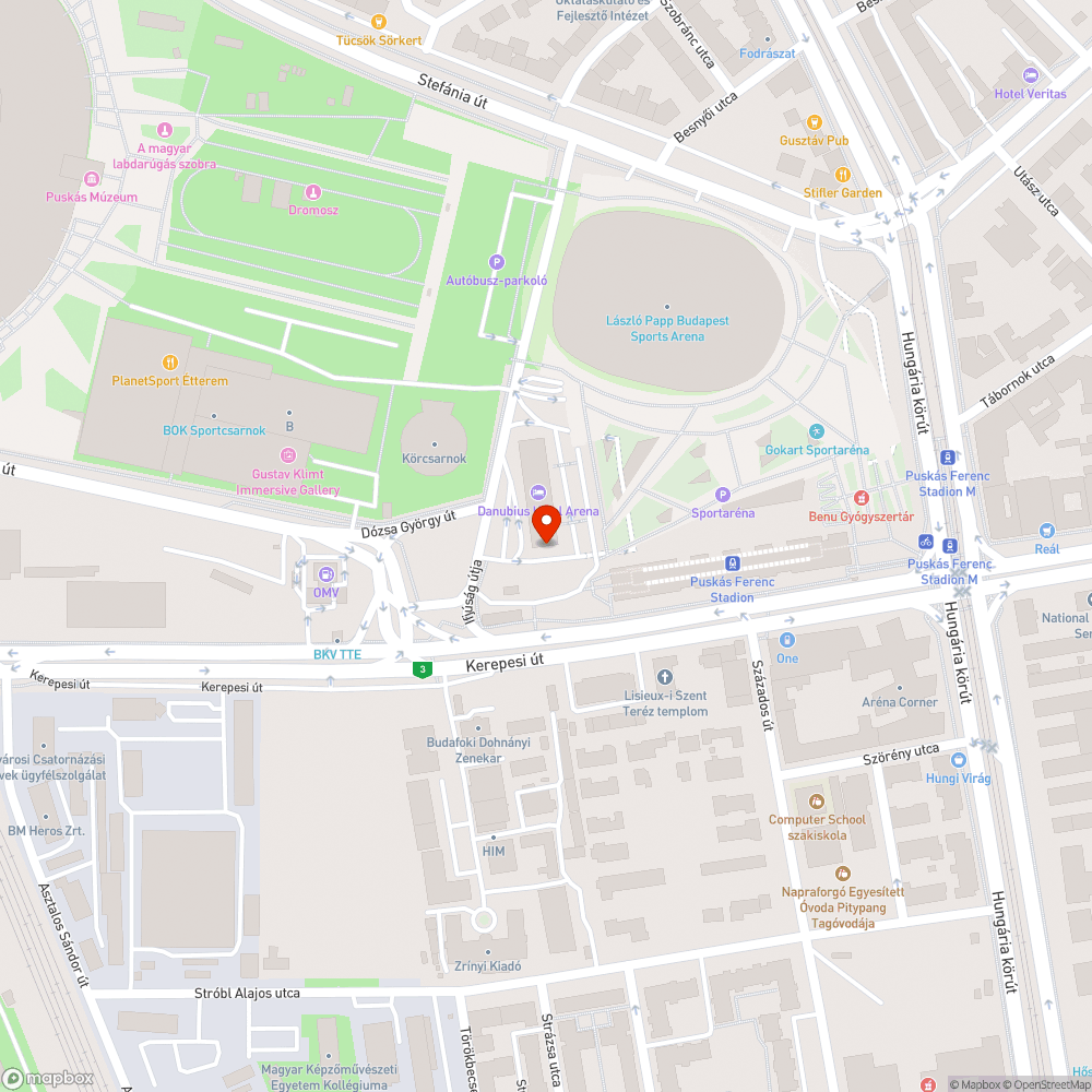 XIV. kerület - Stadion és környéke nagyon szemetes bejelentés helye