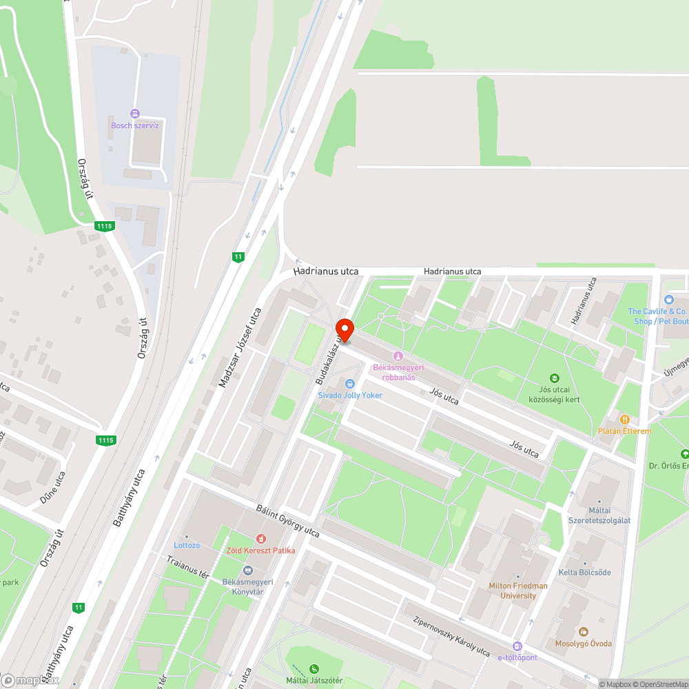 Út takarítása bejelentés helye