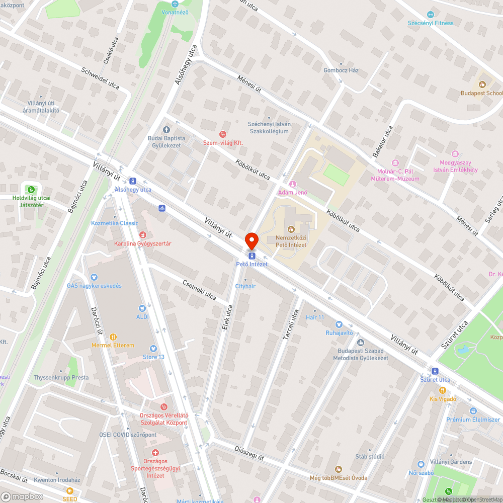 Kopott padok bejelentés helye