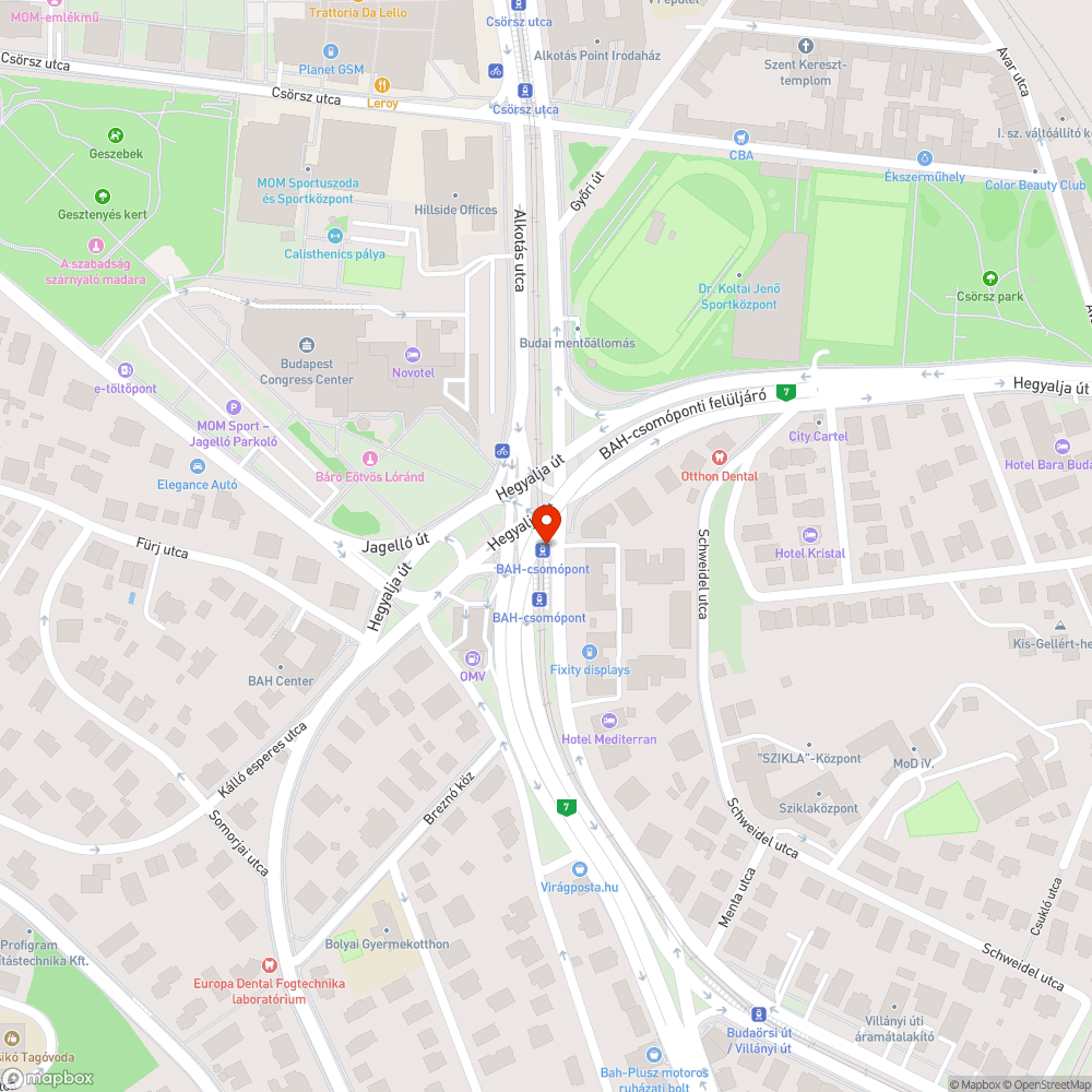 Kopott pad bejelentés helye