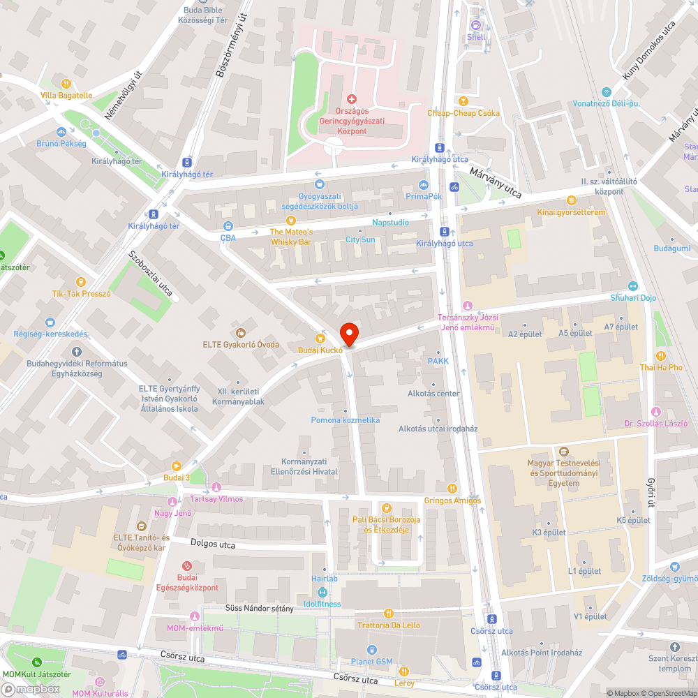 Kopott és ferdült tábla bejelentés helye