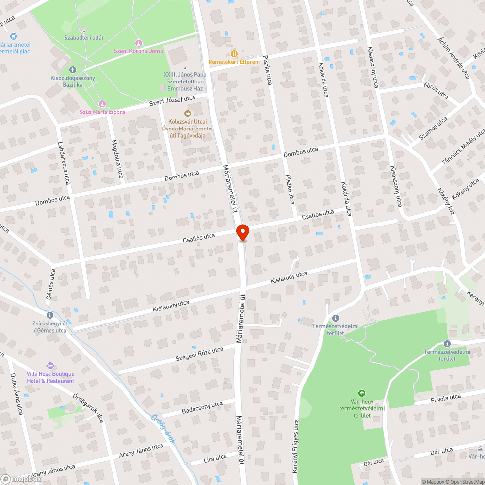 Buszmegálló üvege kitörött bejelentés helye