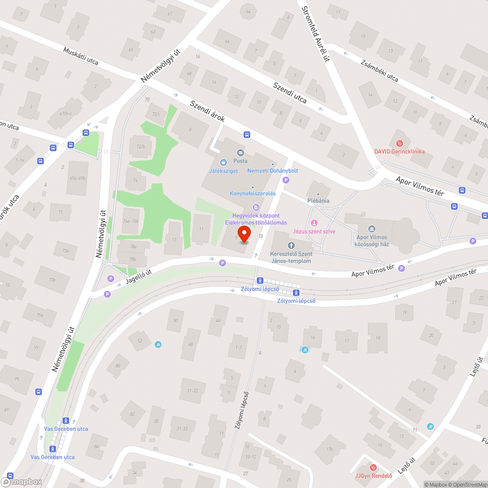 Apor Vilmos tér közmű fedél bejelentés helye