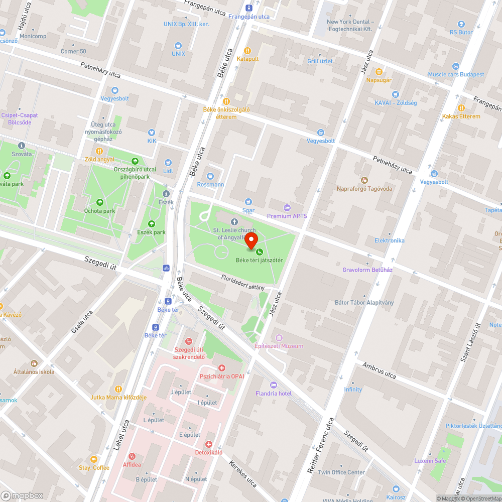 Játszótéren veszélyesen kidőlt szék, madárürülék bejelentés helye