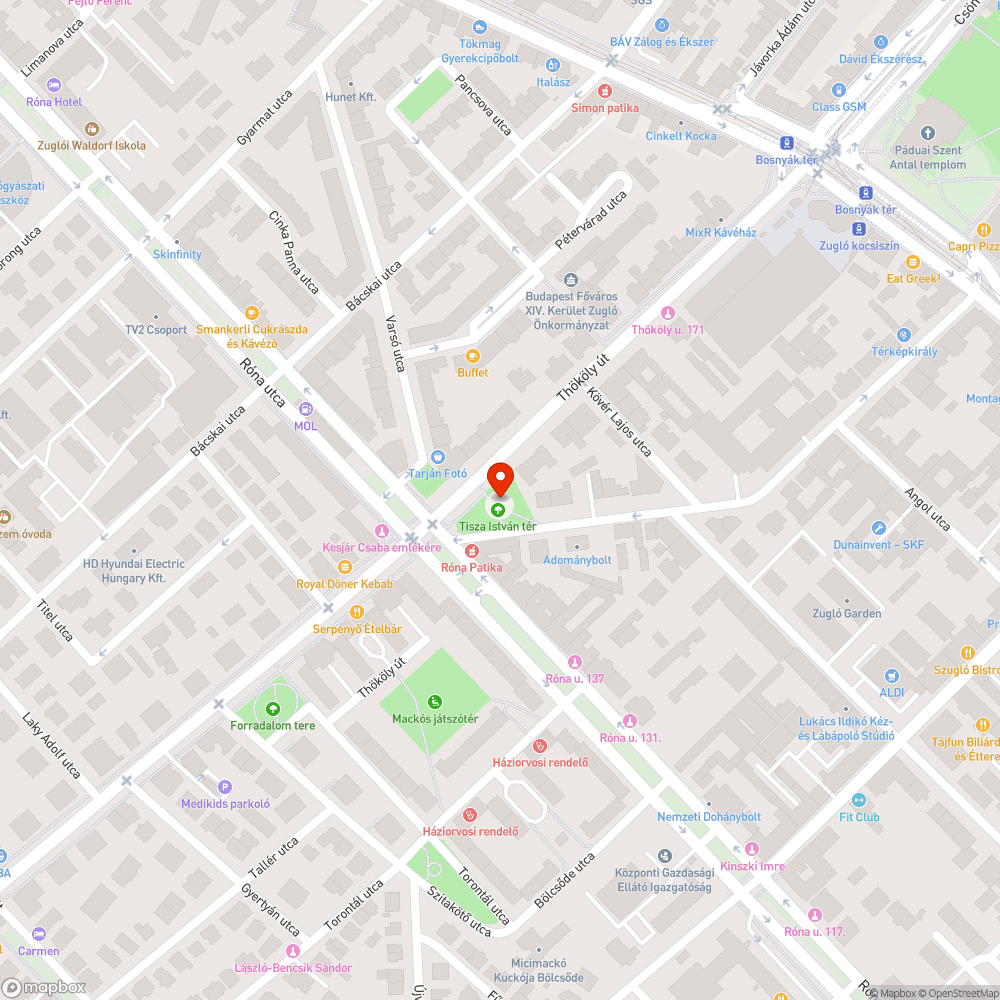 Megrongált köztéri szobor bejelentés helye