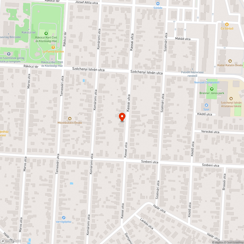 Járdára épített felhajtó bejelentés helye