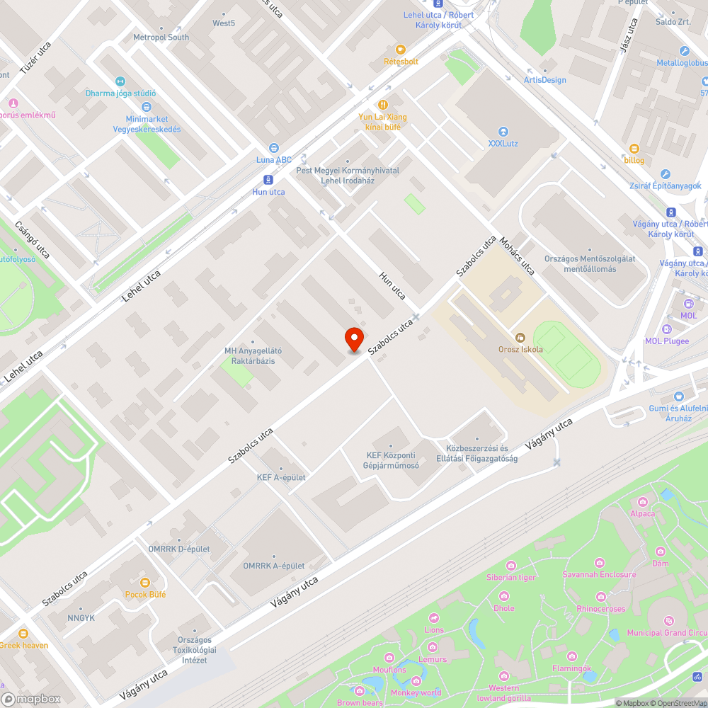 Közműfedlap beszakadva bejelentés helye