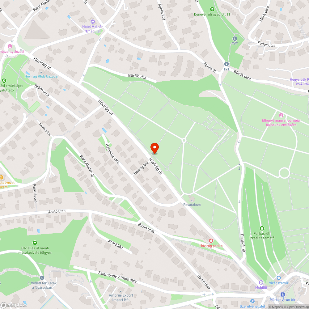 Elhagyott autók bejelentés helye