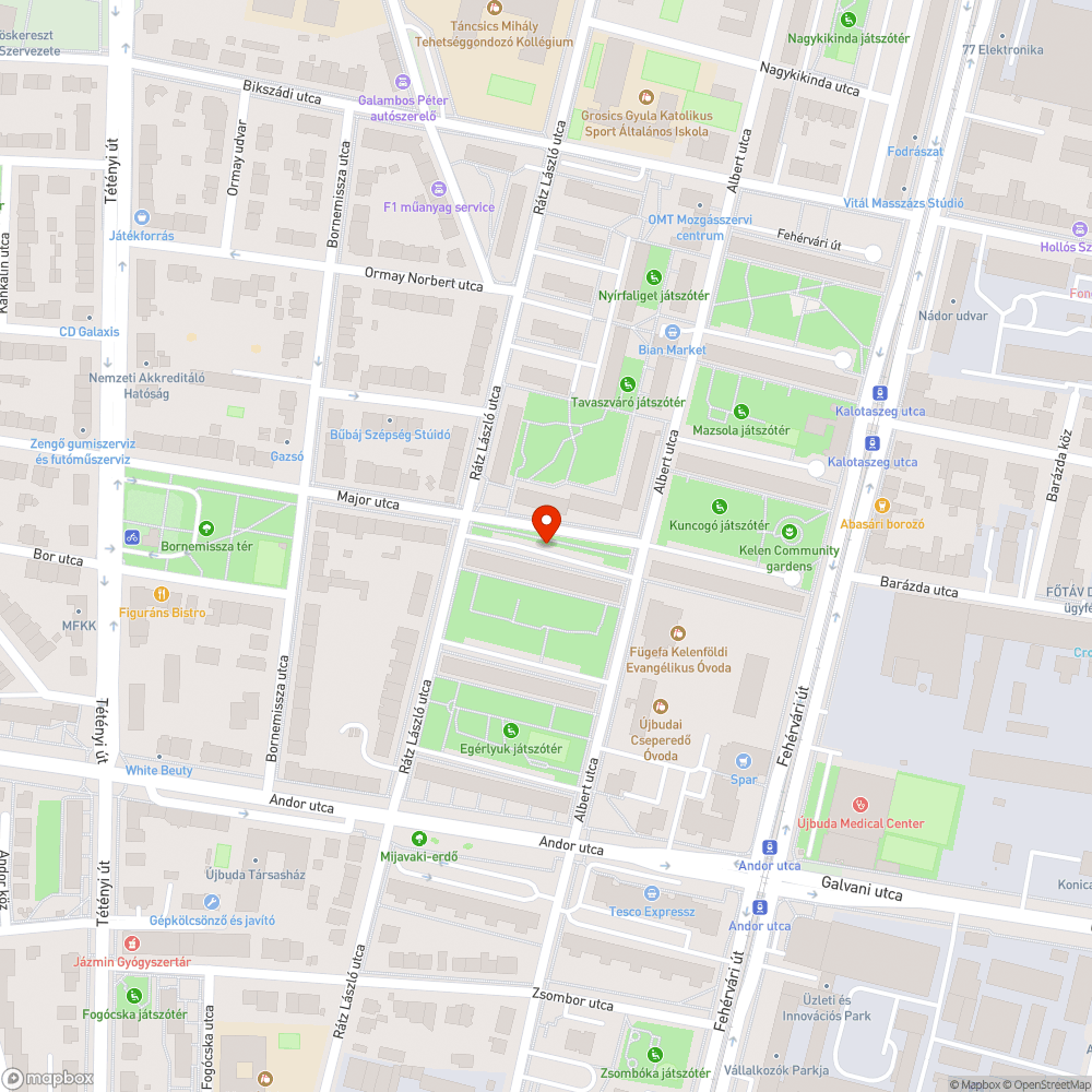 Elhagyott Astra bejelentés helye