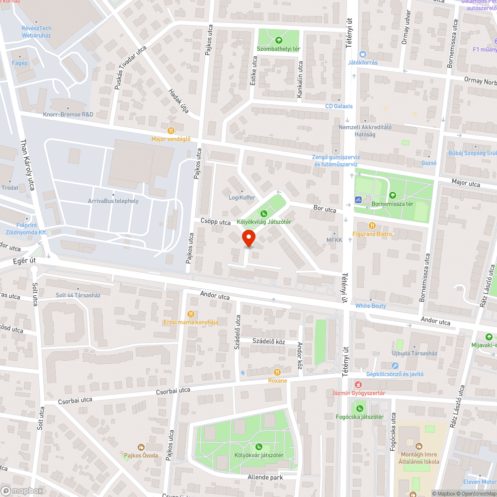 Elhagyott Astra bejelentés helye