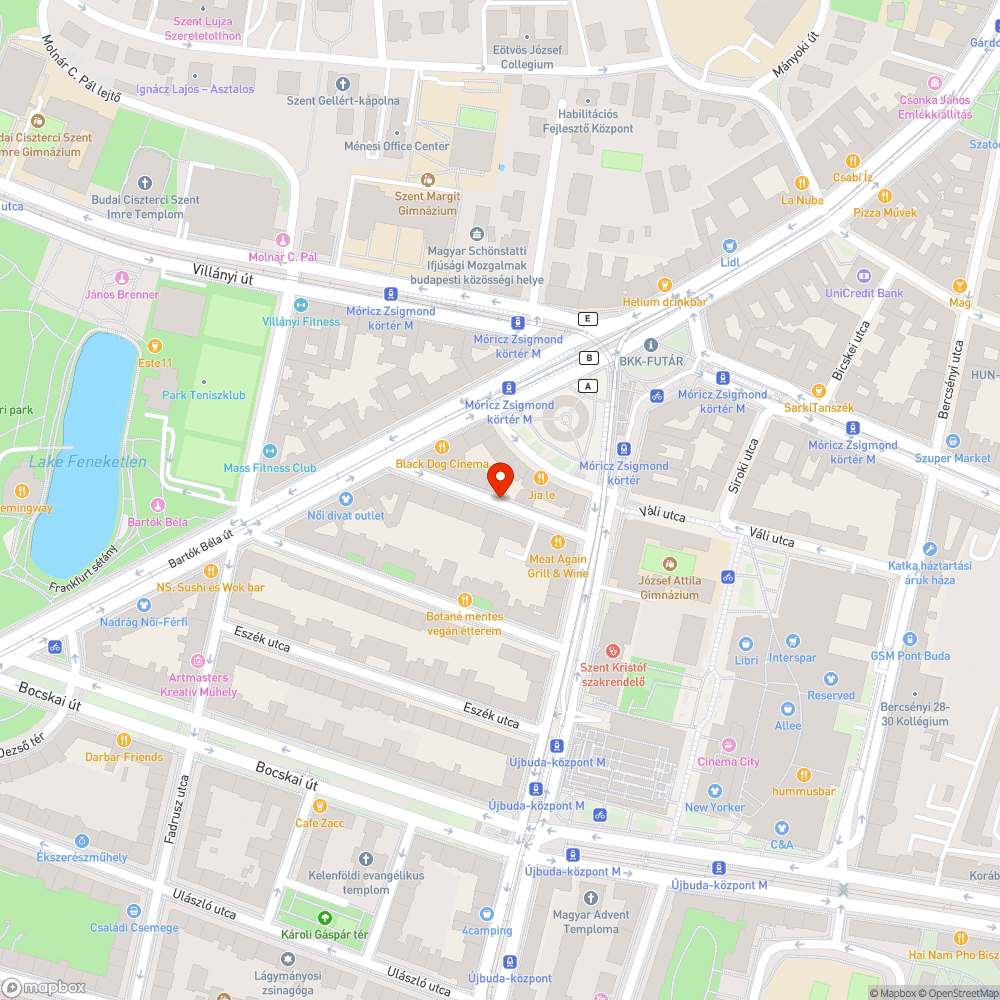 Vásárhelyi Pál utca rendbetétele bejelentés helye