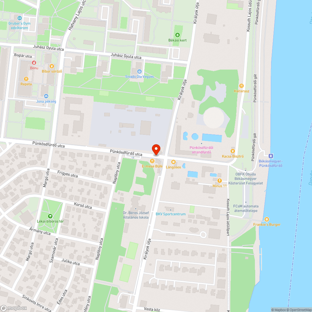 Kijárt út bejelentés helye