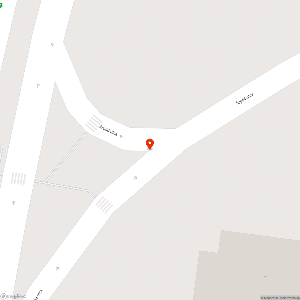 Szétesett tűzcsap bejelentés helye