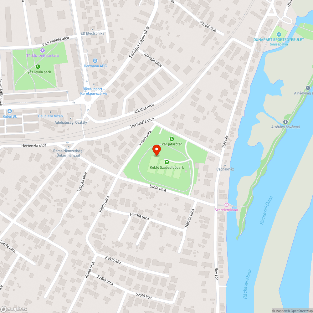 Futókör világítása, Kéktó bejelentés helye