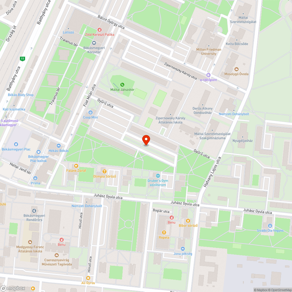 Kiégett bejelentés helye