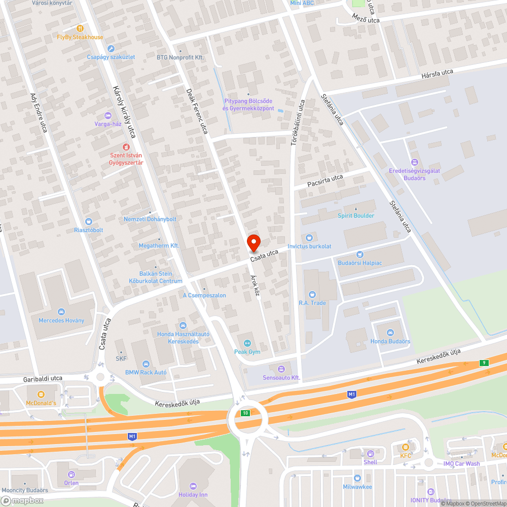 Hiányzó 30-as tábla bejelentés helye