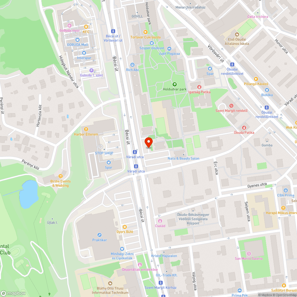 Szemét a bokorban bejelentés helye