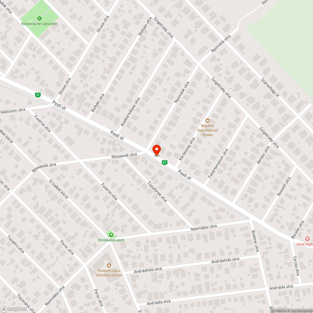 Rozsdás ülések bejelentés helye