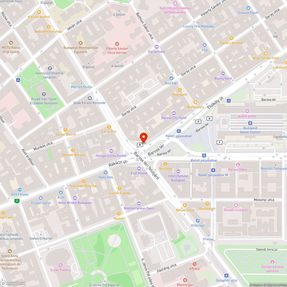 Hiányzó fényterelő bejelentés helye