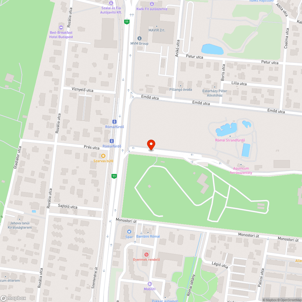 Használt hűtő a Római strand mellett bejelentés helye