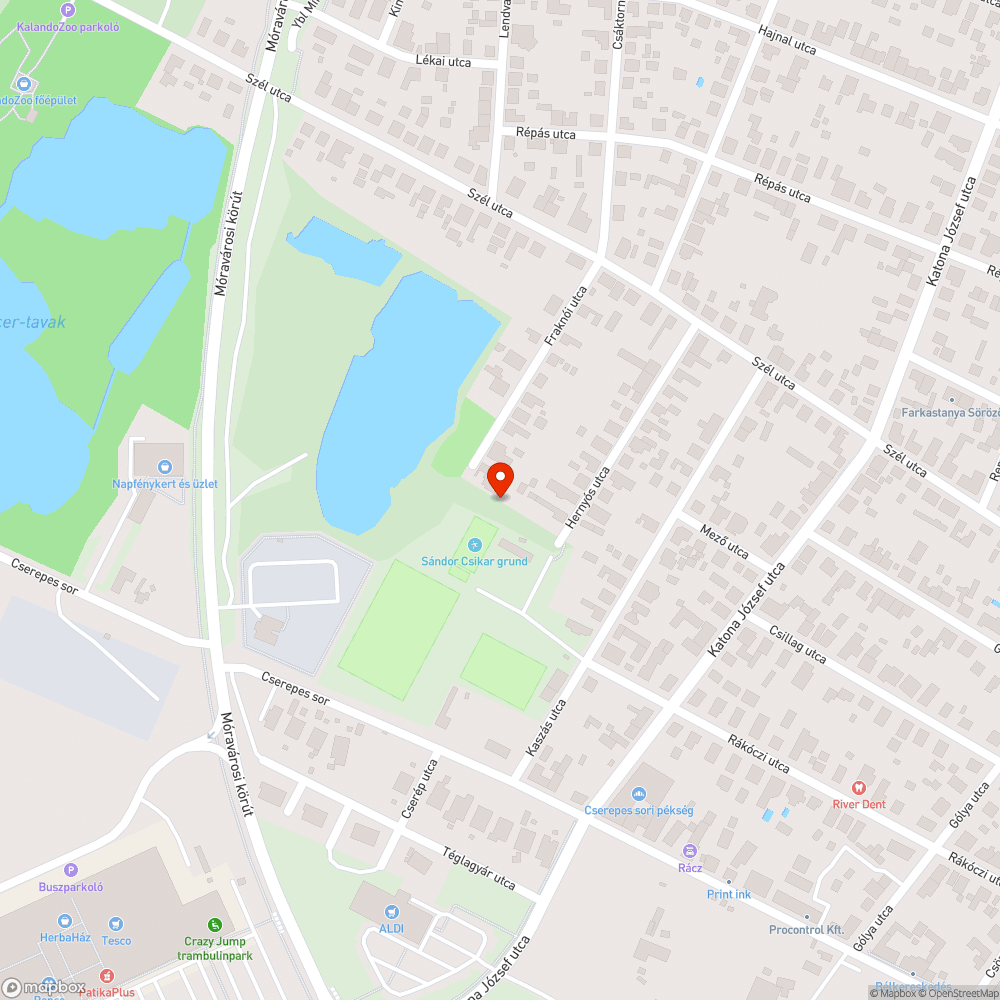 Vegyes hulladék a sétaösvény mellett bejelentés helye