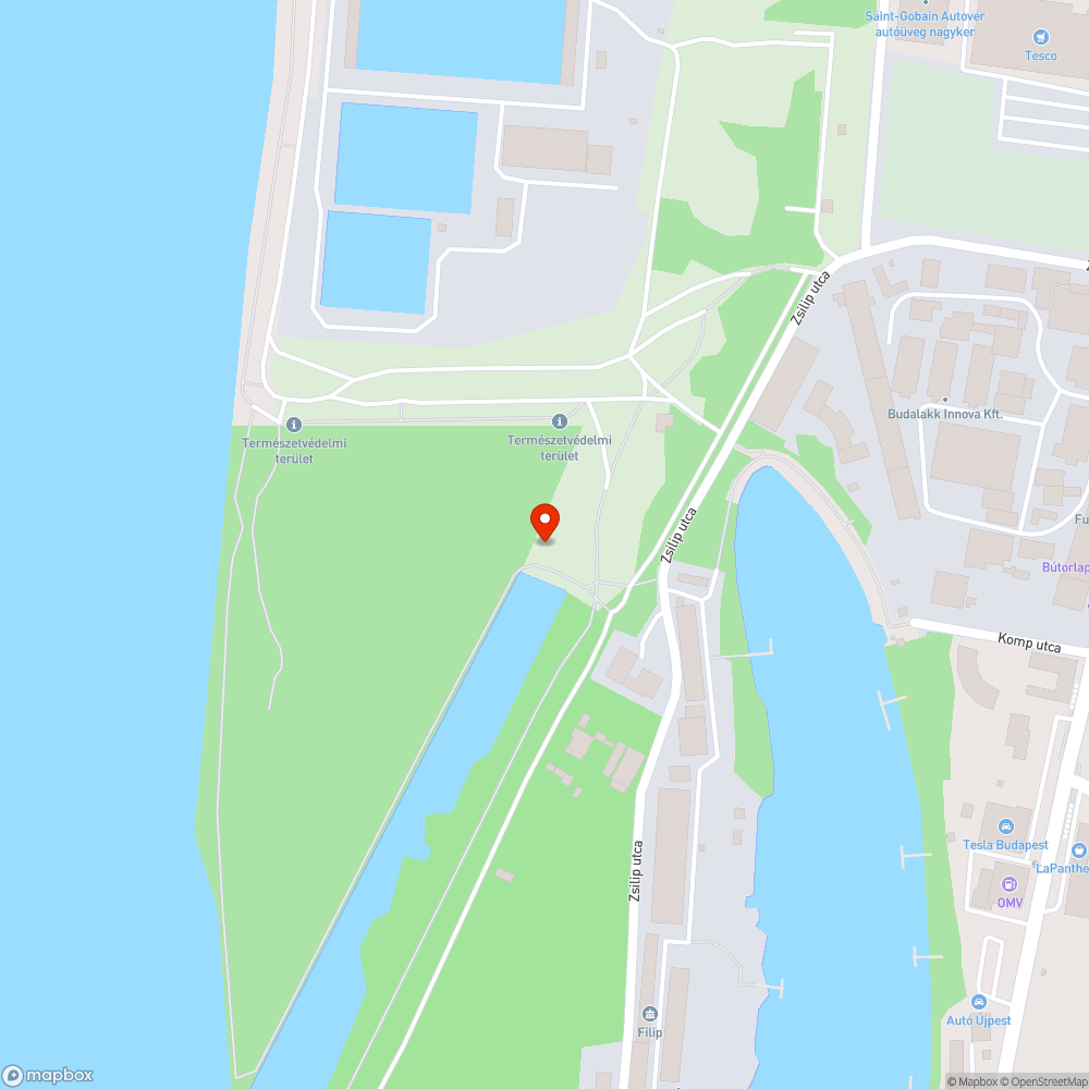 Sittlerakó hely a Palotai-sziget déli mellékágában bejelentés helye