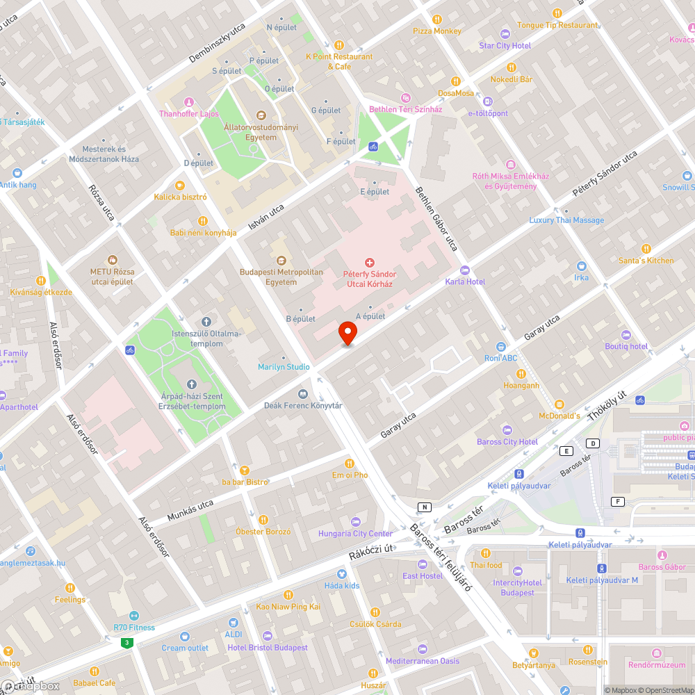 Sérült kerékpártámasz bejelentés helye