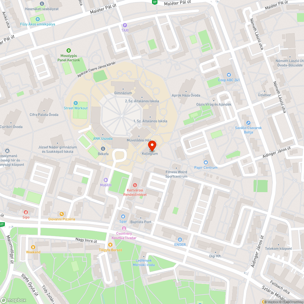 Nincs világítás bejelentés helye