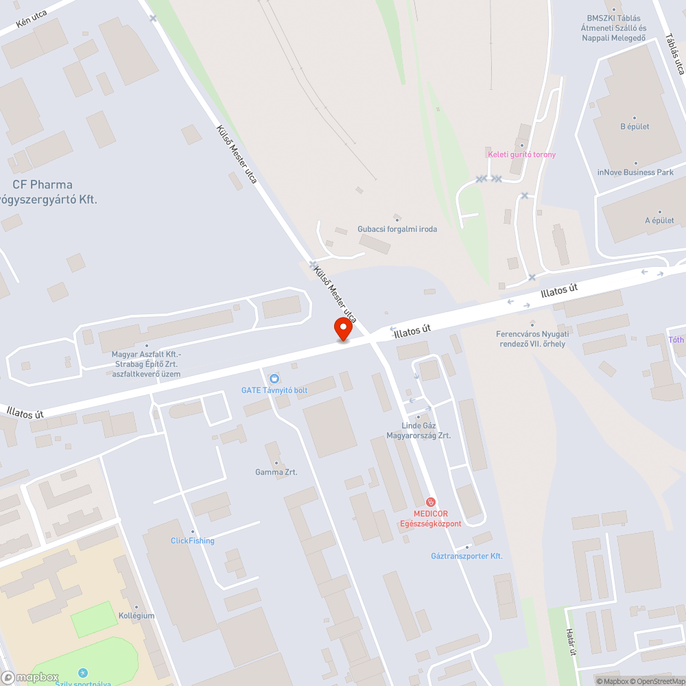 megsüllyedt fedél bejelentés helye