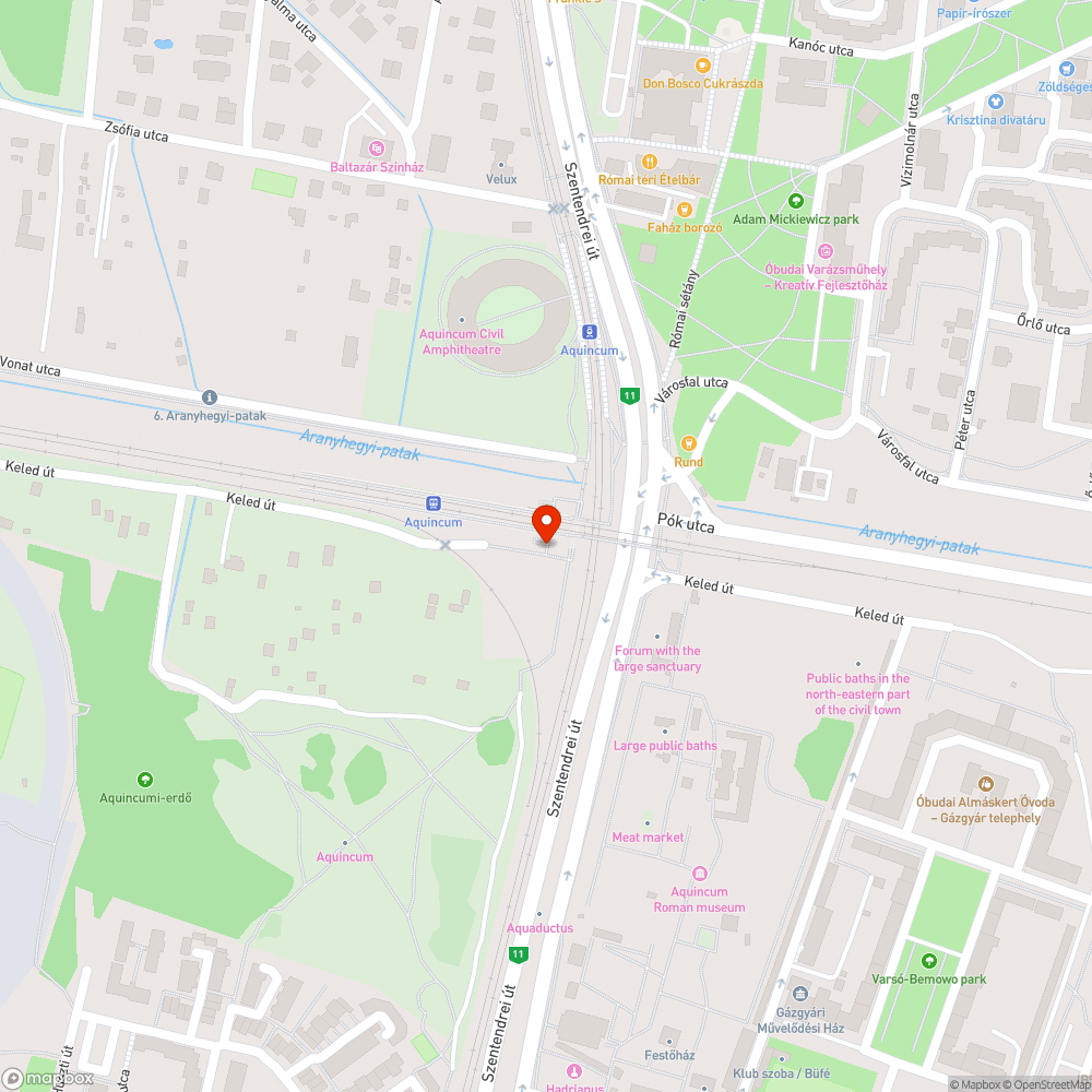 Illegális szemét Aquincum vasútállomásnál bejelentés helye