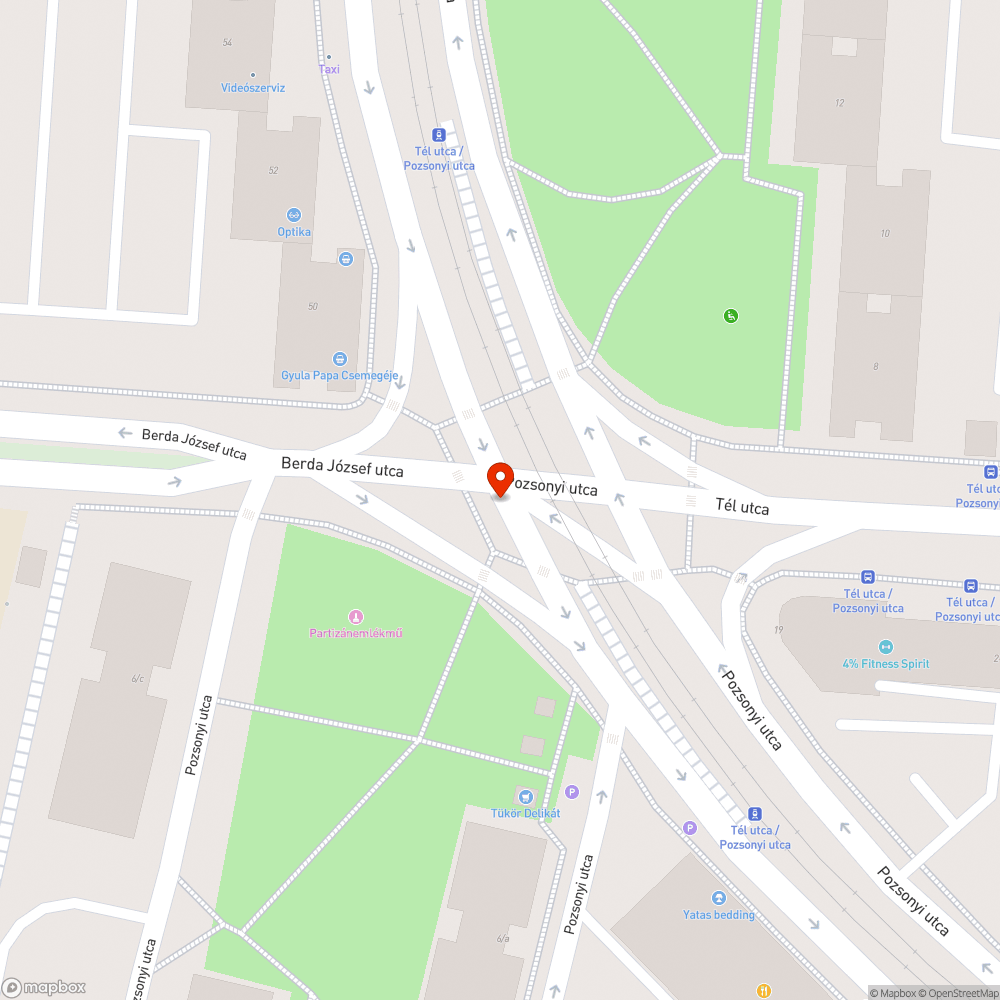 Eldugult csapadékvíz-elvezető bejelentés helye