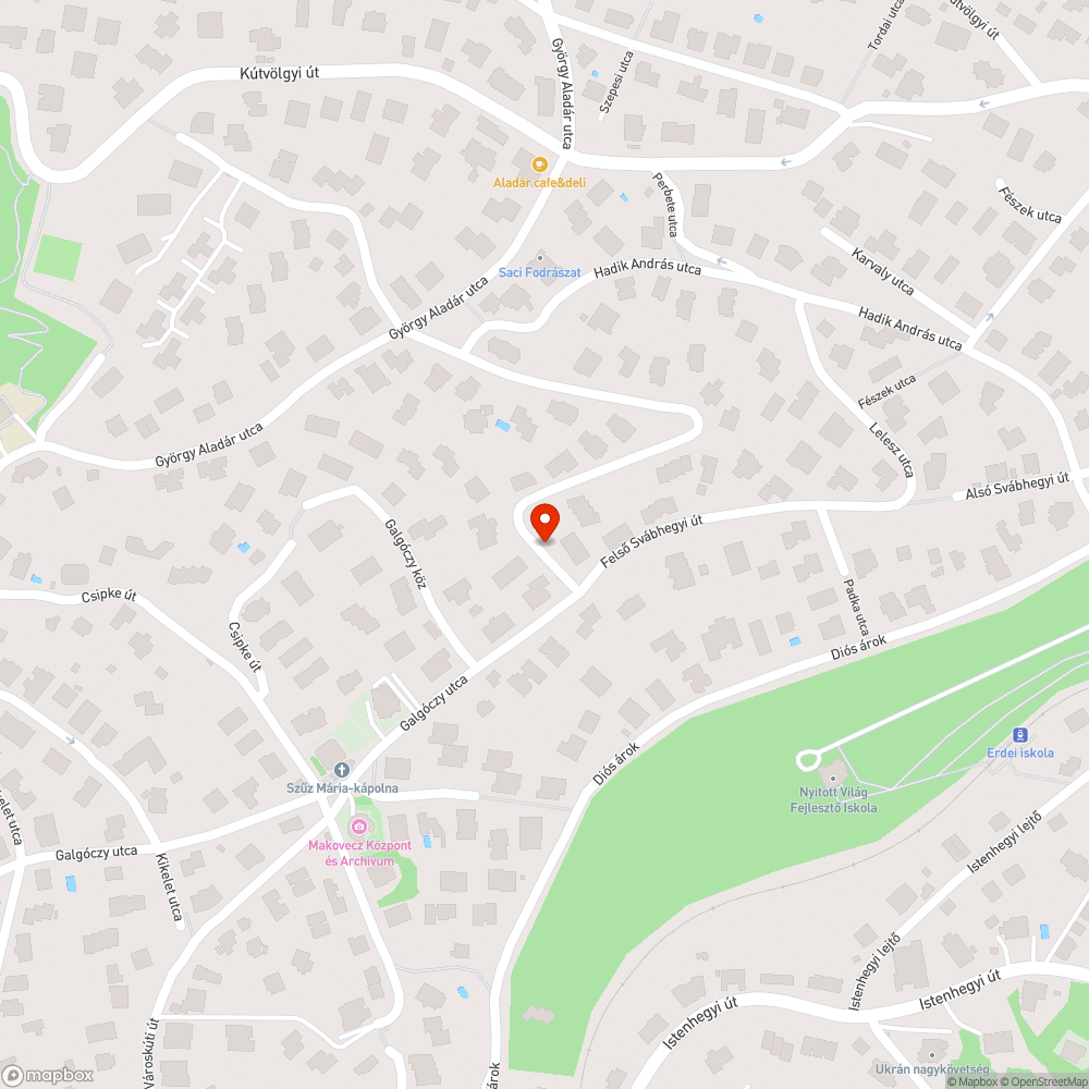 Évek óta elhagyott autó bejelentés helye