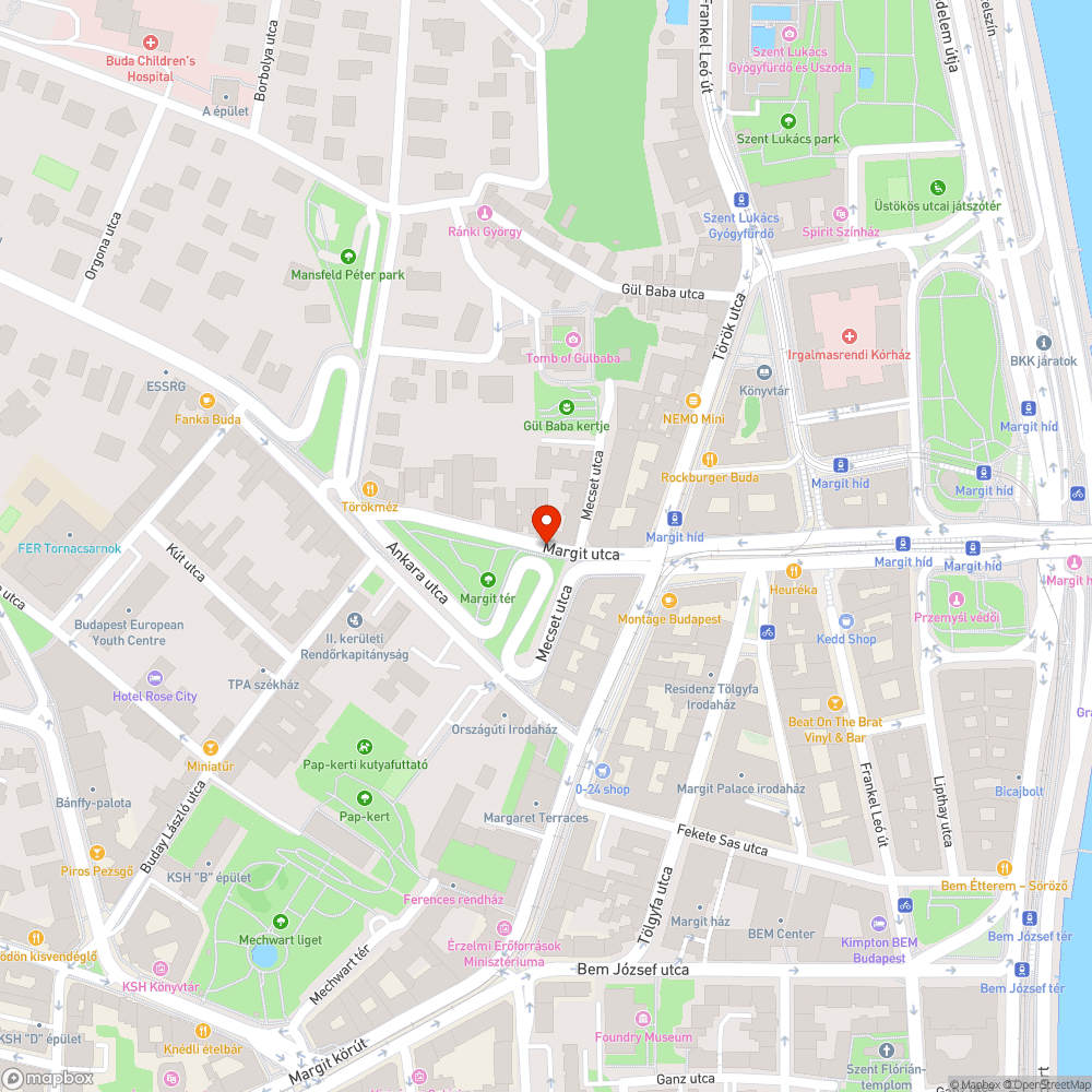 Kátyús Margit utca bejelentés helye