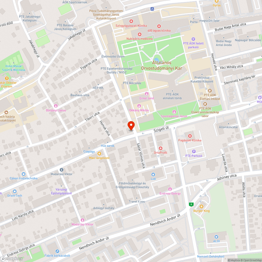 Botlásveszélyes fedlap bejelentés helye