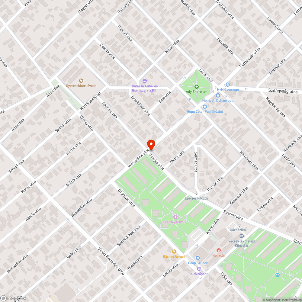 Törött, megsüllyedt vízközmű-elemek bejelentés helye